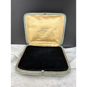 Vintage Velvet Presentation Box  Sheffler Bros Los Angeles California